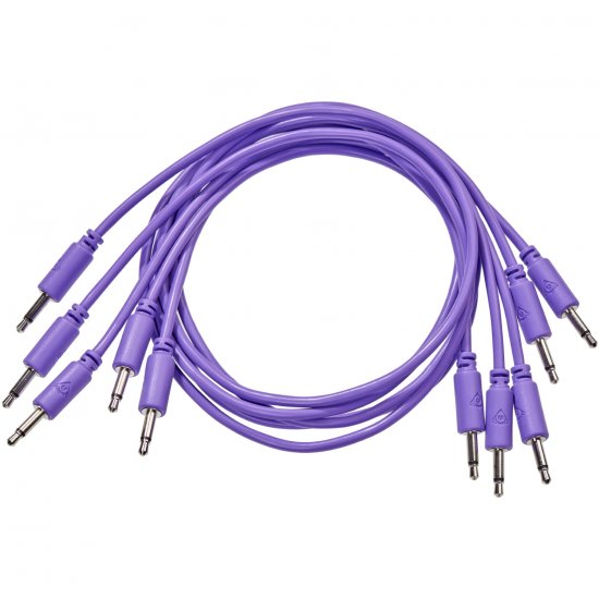 Black Market - Patchkabel 9cm 5er Pack (violett) - zum Schließen ins Bild klicken