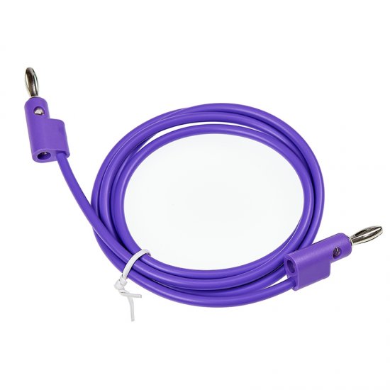 Buchla - Banana Cable 100cm (violet) - zum Schließen ins Bild klicken