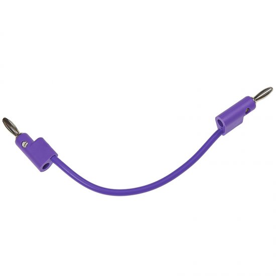 Buchla - Banana Cable 12,5cm (violet) - zum Schließen ins Bild klicken