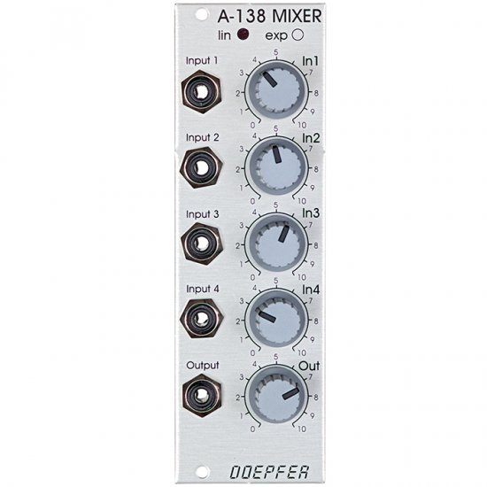 Doepfer A-138b Mixer logarithm. - zum Schließen ins Bild klicken