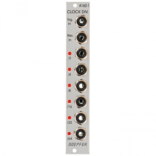 Doepfer A-160 Clock/Trigger Divider - zum Schließen ins Bild klicken