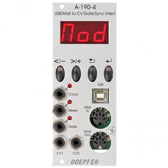 Doepfer A-190-4 USB/MIDI-to-CV/Gate/Sync Interface - zum Schließen ins Bild klicken