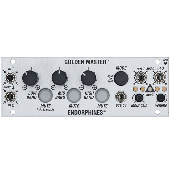 Endorphin.es - 1U Golden Master (silber) - zum Schließen ins Bild klicken