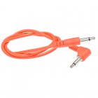 Doepfer A-100C50A Cable angled connection 50cm orange